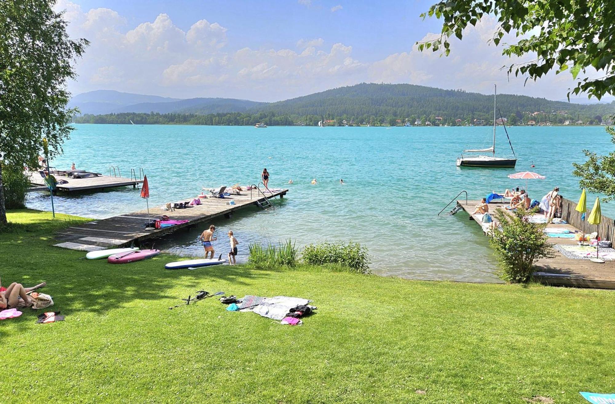 "Casa Antonio" 3 Gehminuten Strandbad Sekirn, Inkl Seezugang Exteriör bild