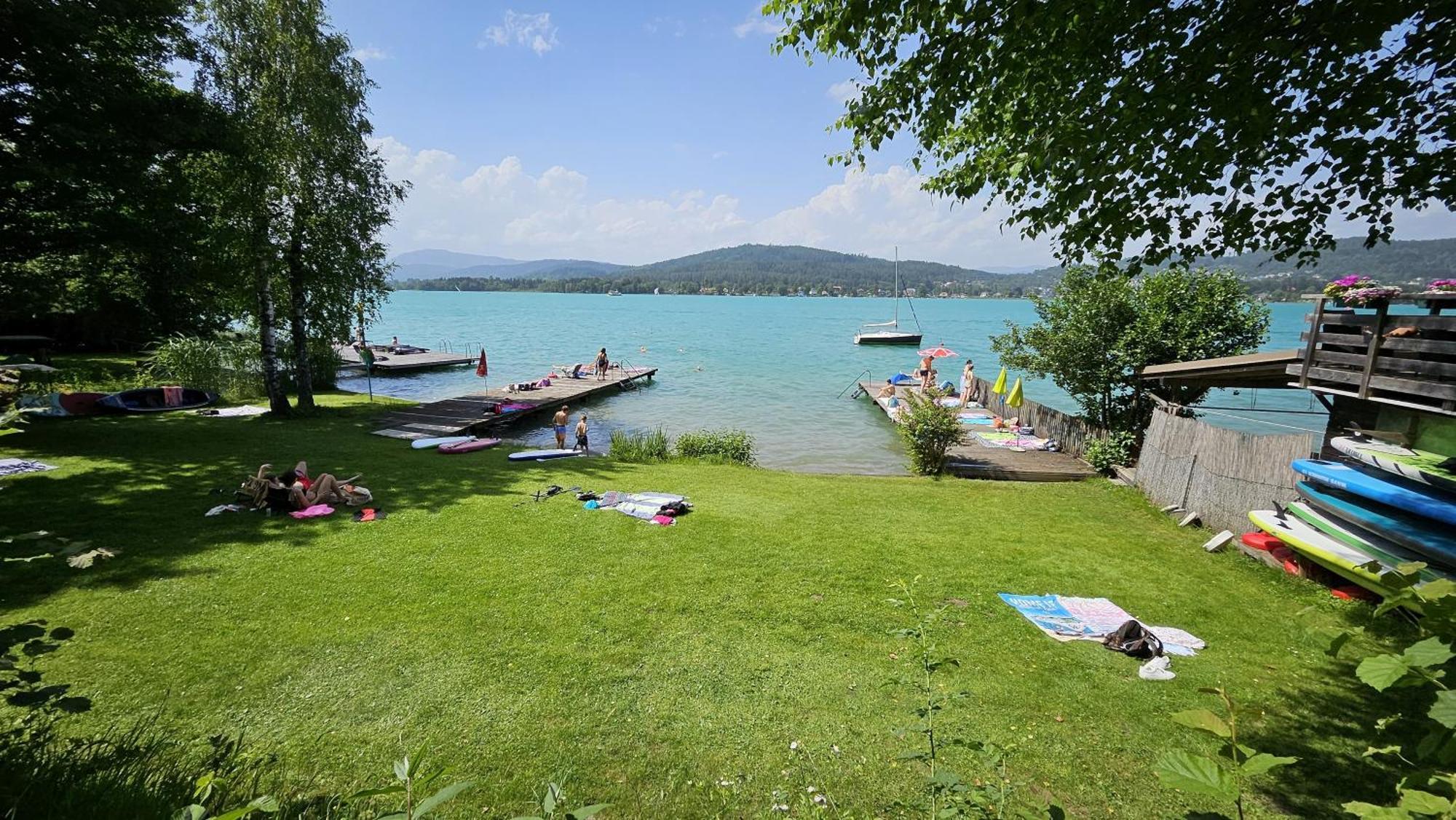 "Casa Antonio" 3 Gehminuten Strandbad Sekirn, Inkl Seezugang Exteriör bild
